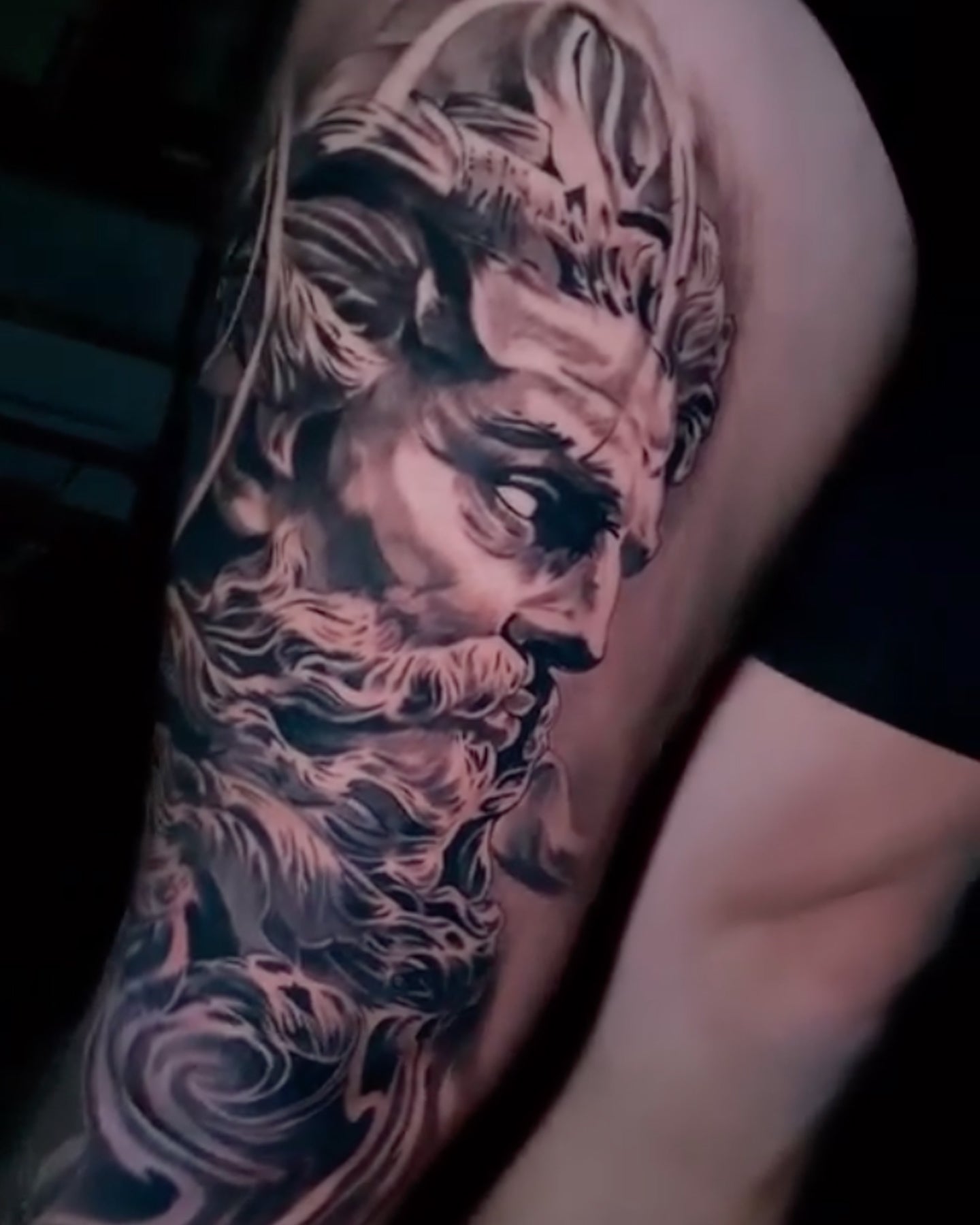 Black & Gray Realism tattoo example 3