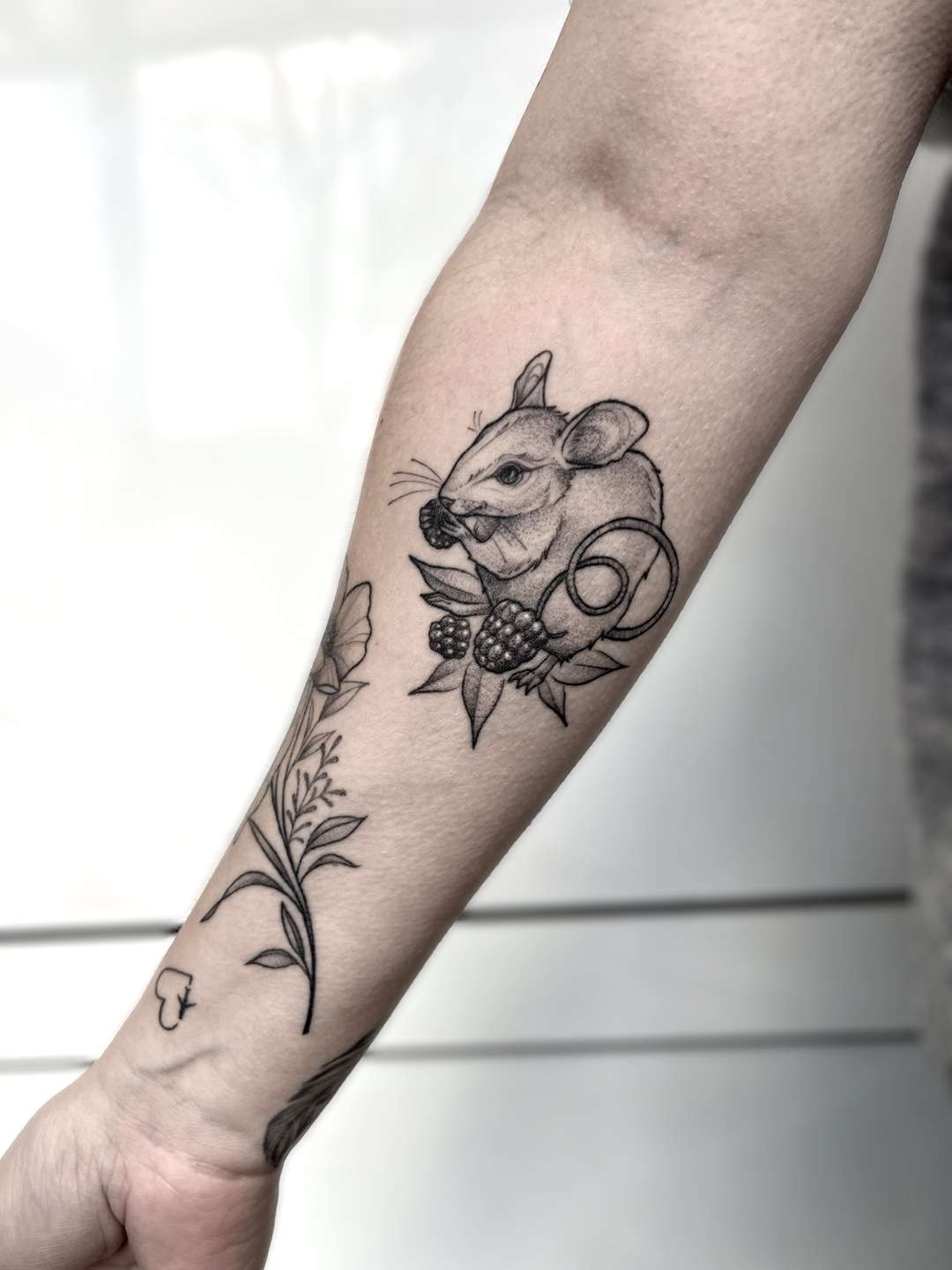 Kate tattoo work at Beach Park Tattoo