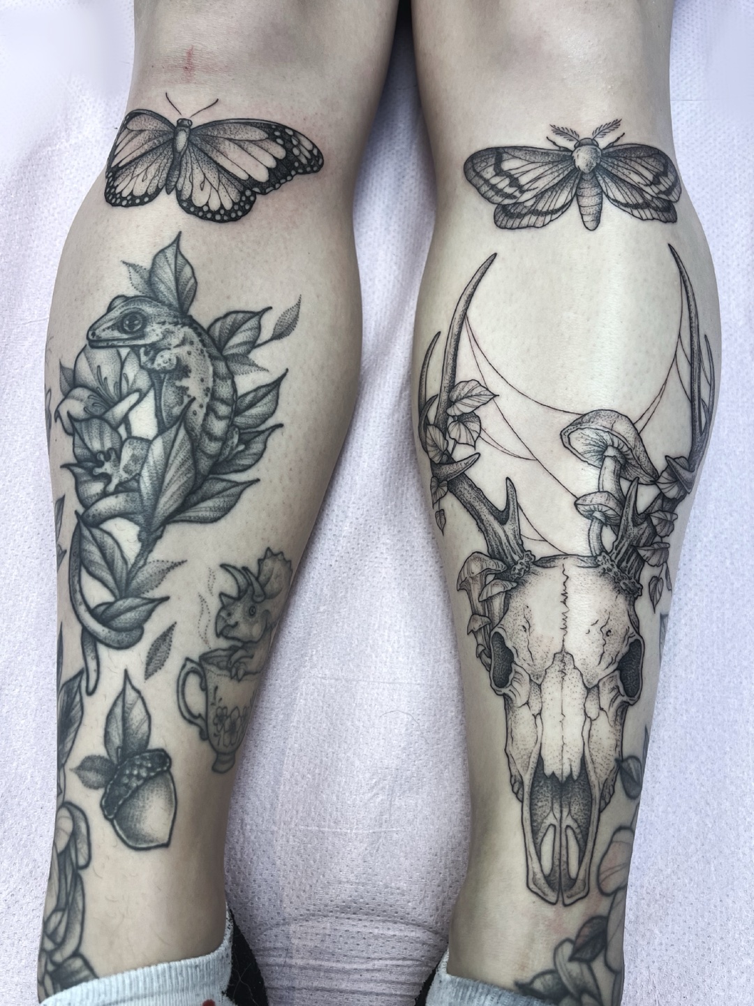 Kate tattoo work at Beach Park Tattoo