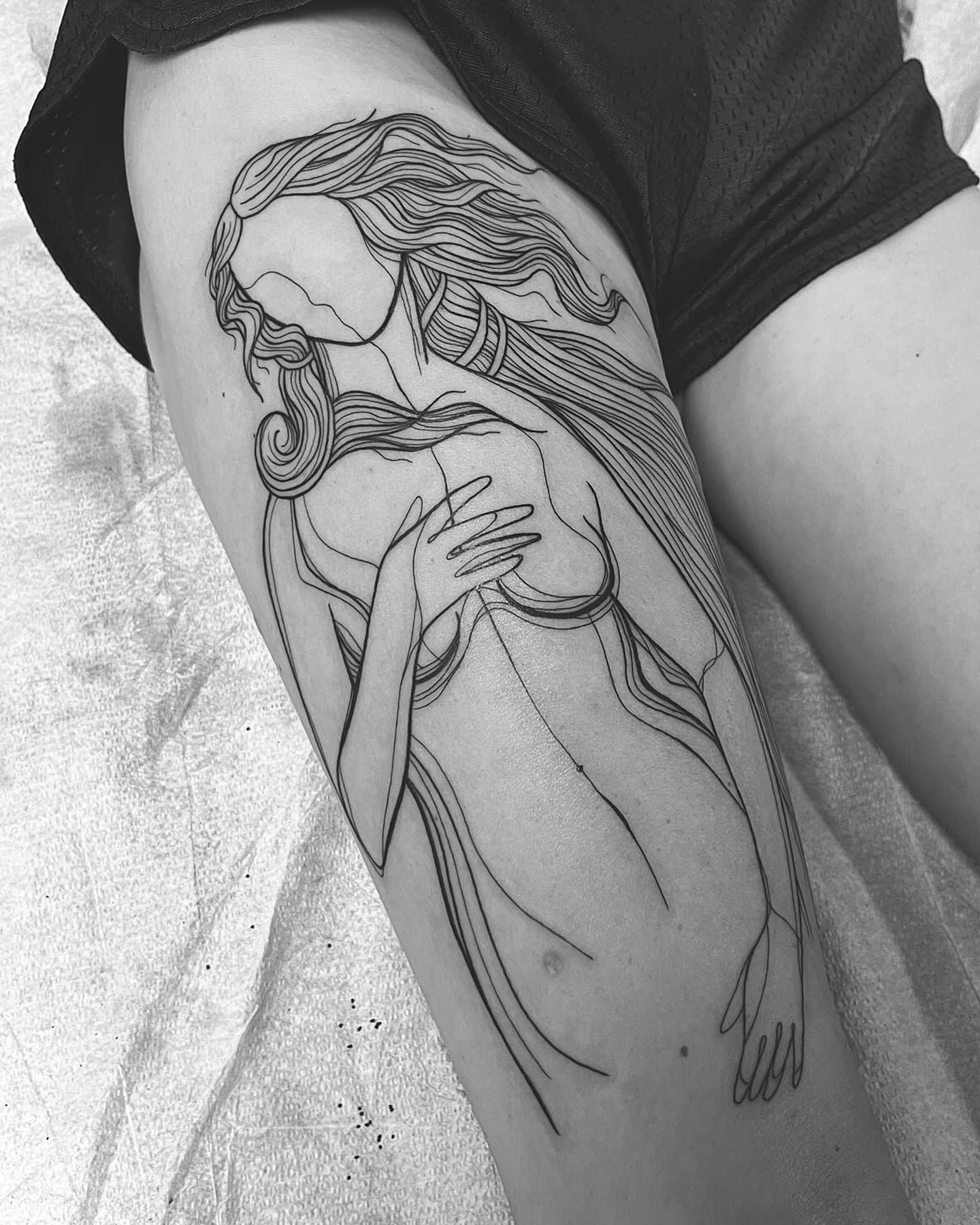 LayerLayer tattoo work at Beach Park Tattoo