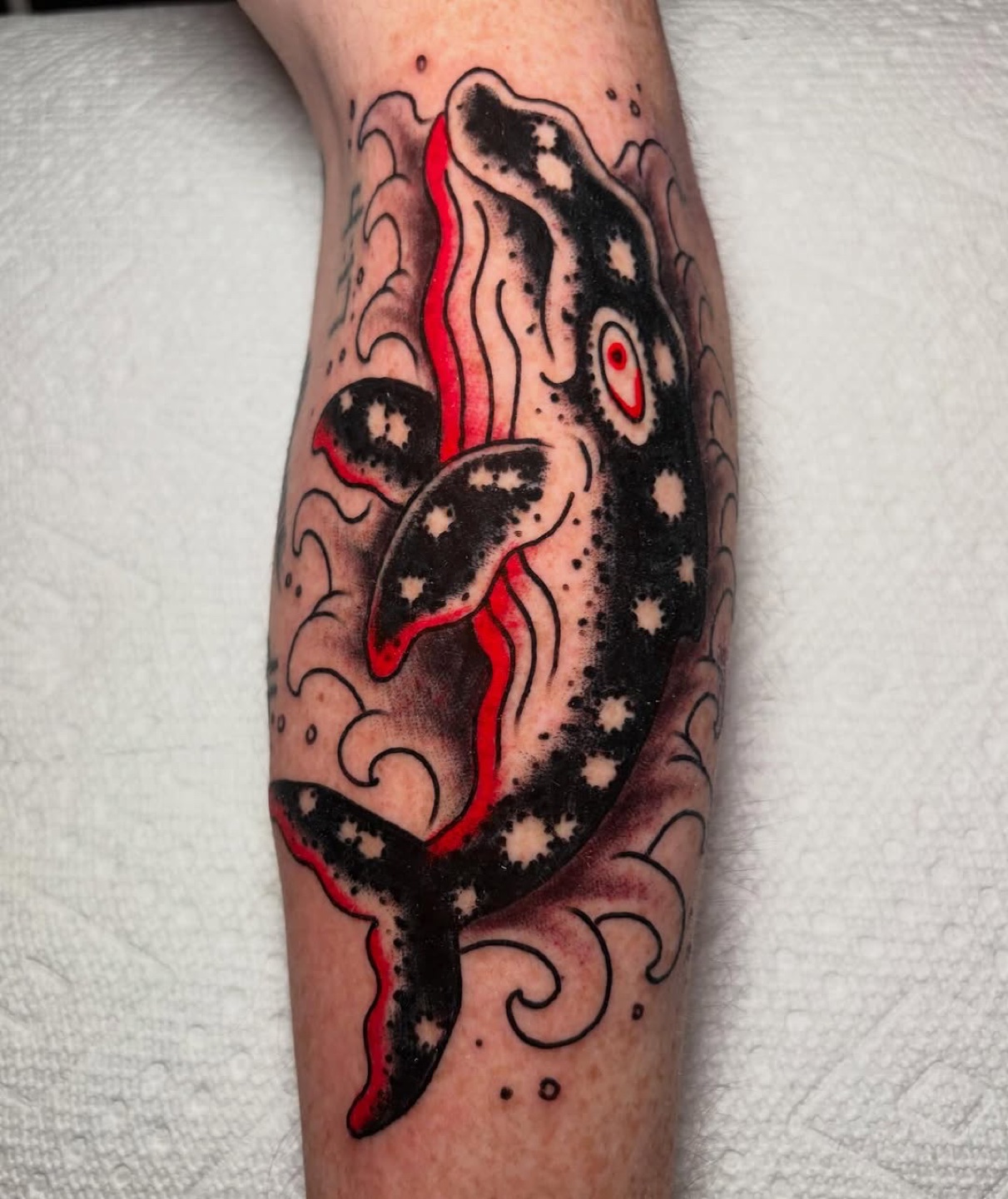 Lucas tattoo work at Beach Park Tattoo