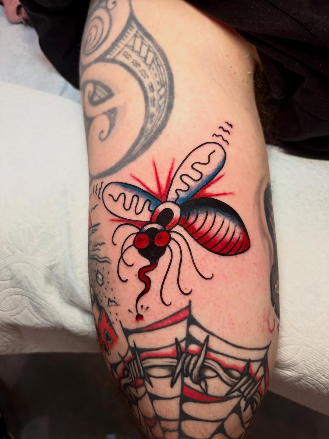 Lucas tattoo work at Beach Park Tattoo