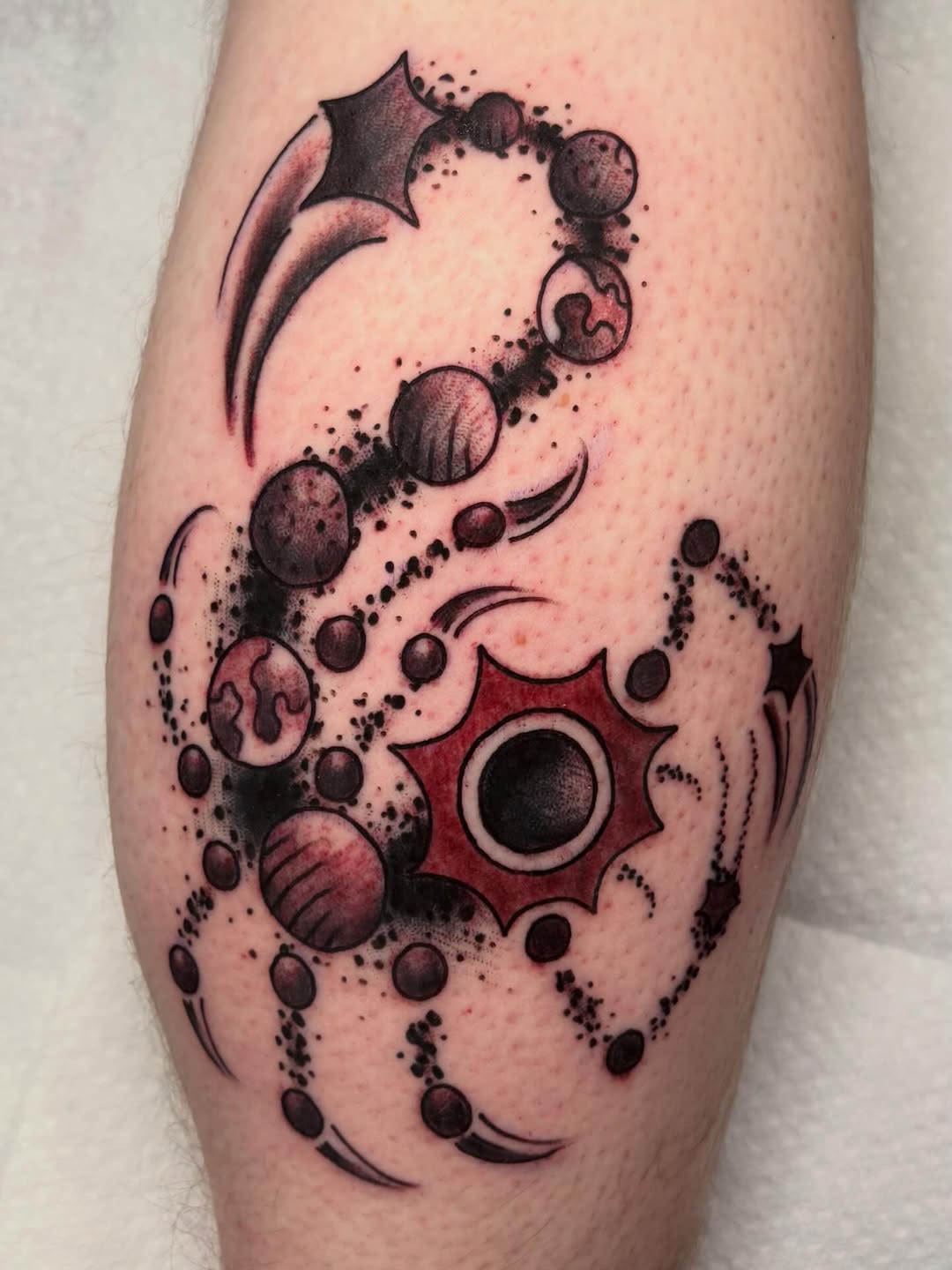 Lucas tattoo work at Beach Park Tattoo