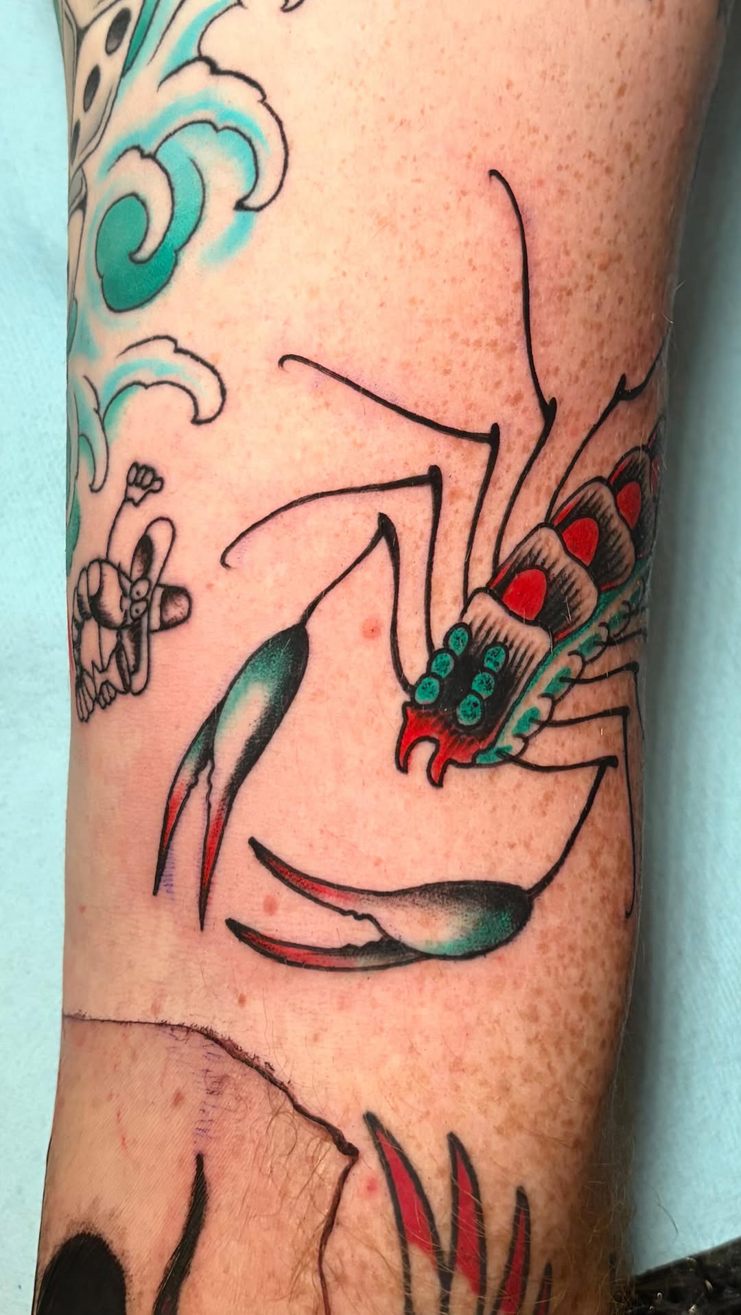 Lucas tattoo work at Beach Park Tattoo