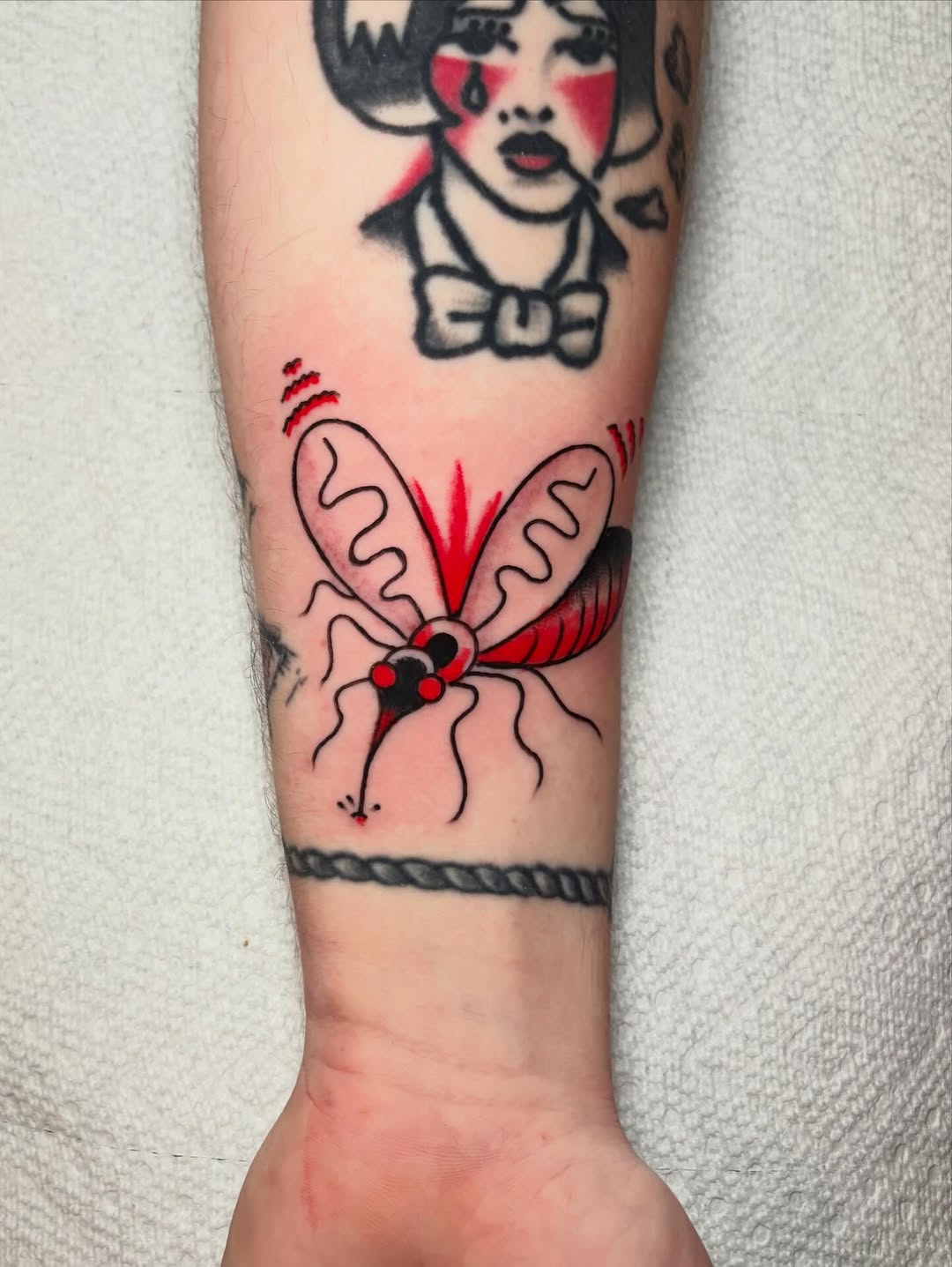 Lucas tattoo work at Beach Park Tattoo